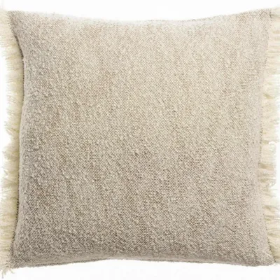 Coussins - Coussin chiné Jane Cacao 45 x 45 - MAISON VIVARAISE - SDE VIVARAISE WINKLER