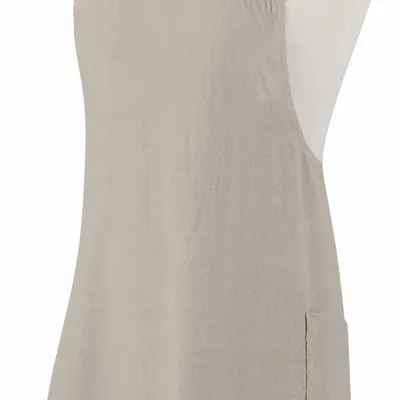 Aprons - Haru Recycled Japanese Kitchen Apron Ficelle 78 X 100 - MAISON VIVARAISE - SDE VIVARAISE WINKLER