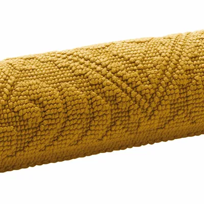Autres linges de bain - Tapis de bain uni Enzo Safran 54 x 110 - MAISON VIVARAISE - SDE VIVARAISE WINKLER