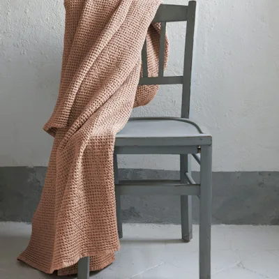 Linge de lit - Jeté recyclé Maia Dragée 260 x 260 - MAISON VIVARAISE - SDE VIVARAISE WINKLER