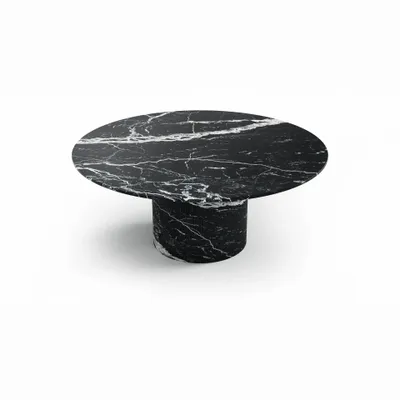 Dining Tables - Ocel - Dining Tables - Nero Maquina Marble - STONE VALLEY