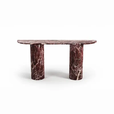 Consoles - Ombrure - Table console - Marbre Rosso Levano - STONE VALLEY