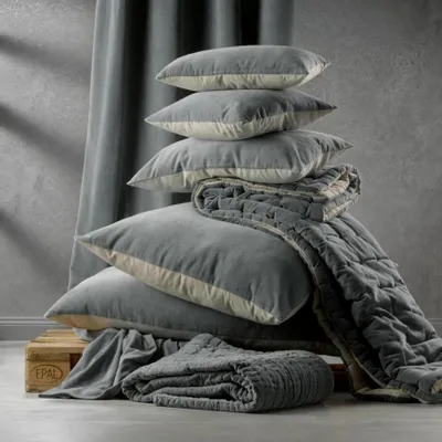 Cushions - Cushion Elise Absynthe 40 X 65 - MAISON VIVARAISE - SDE VIVARAISE WINKLER