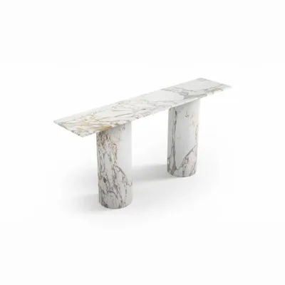 Console table - Ombrure - Console Table - Calacatta Oro Marble - STONE VALLEY