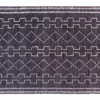 Rugs - Rug Gimie Charbon/Ivoire 190 X 290 - MAISON VIVARAISE - SDE VIVARAISE WINKLER
