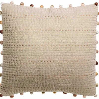 Cushions - Plain Gastounet Cushion Sienne 45 X 45 - MAISON VIVARAISE - SDE VIVARAISE WINKLER