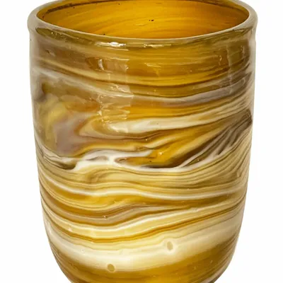 Verre d'art - GOBELETS « OPALINE » ET KOBEYAT EN VERRE RECYCLÉ ÉDITION DURABLE MOM - TAKECAIRE