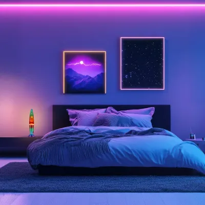 Objets de décoration - Lampe lave COLIMA arc en ciel - SEYNAVE