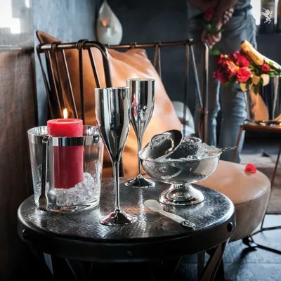 Stemware - Champagne coupe "Enjoy" 925 Sterling silver - SONJA QUANDT