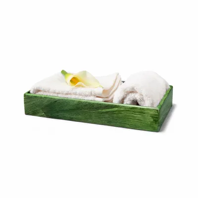 Bathroom storage - Emerald Maize Bath Tray - LADORADA