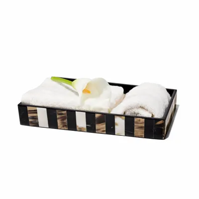 Rangements pour salle de bain - Plateau de bain Horn Domino - LADORADA