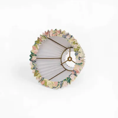 Decorative objects - MARBLED LARGE PLEATED LAMPSHADE - MOSS BUBBLE - CRAFT BOAT