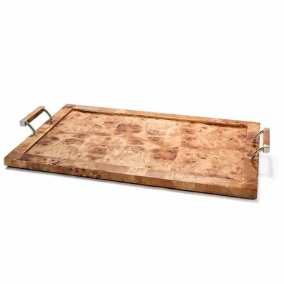 Trays - Burl Veneer Large Tray - LADORADA