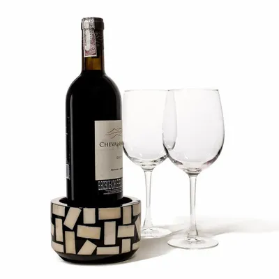 Wine accessories - Bone Domino Bottle Holder - LADORADA
