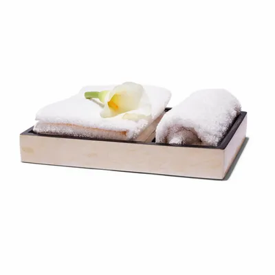 Rangements pour salle de bain - Plateau de bain Almendro clair - LADORADA