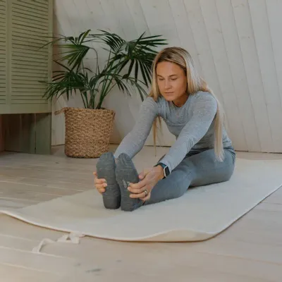 Spa - NATURAL WOOL YOGA MAT - FLOKATI WOOL PRODUCTS LITUANIE