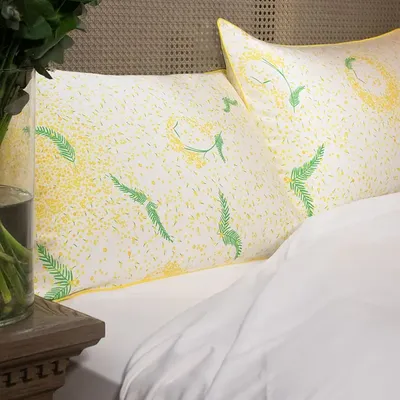 Hair care - Silk Standard Pillow Case - Or Mimosa - PARESSE PARIS