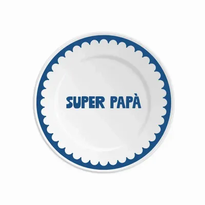 Assiettes au quotidien - ASSIETTE 16 SUPER PAPA' - ILARIA.I