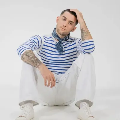 Foulards et écharpes - BANDANA EN COTON STANLEY MARINE - MONSIEUR CHARLI