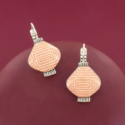 Jewelry - SPARKLING SLEEPERS SILVER PINK - TARATATA BIJOUX