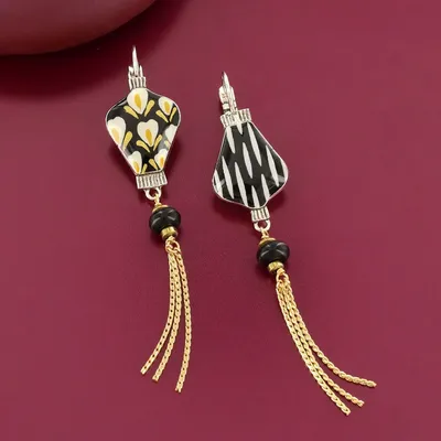 Jewelry - Sparkle Sleepers, Silver Multi-Color - TARATATA BIJOUX