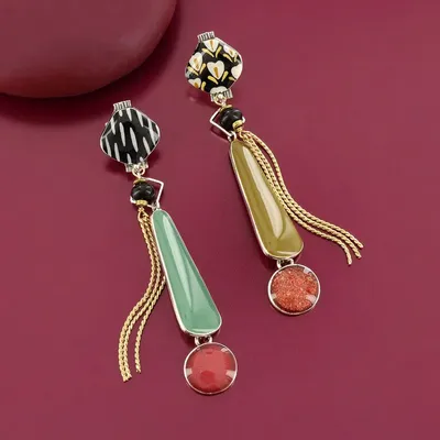 Bijoux - PUCES ETINCELLE COULEUR ARGENT MULTI - TARATATA BIJOUX