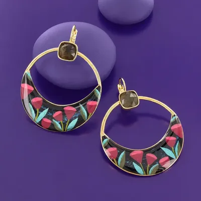 Bijoux - DORMEUSES MAGIC COULEUR DORE MULTI - TARATATA BIJOUX