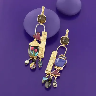 Jewelry - MAGIC SLEEPERS GOLD MULTI COLOR - TARATATA BIJOUX