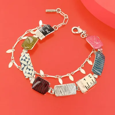 Jewelry - MULTI SILVER RIBBON BRACELET - TARATATA BIJOUX