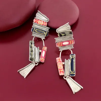 Bijoux - CLIPS ROMANS COULEUR ARGENT MULTI - TARATATA BIJOUX