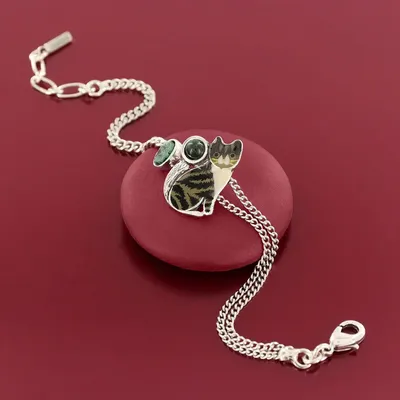 Jewelry - Tabby bracelet, silver and black - TARATATA BIJOUX