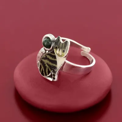 Bijoux - BAGUE TABBY COULEUR ARGENT NOIR - TARATATA BIJOUX