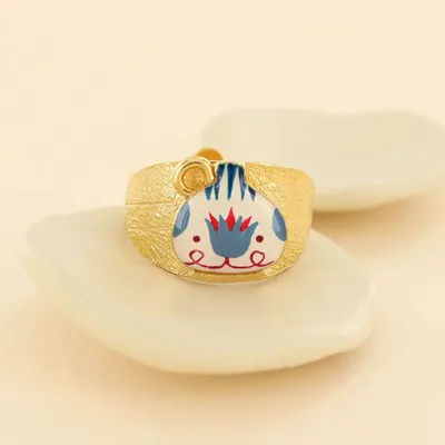 Bijoux - BAGUE ANTIQUE COULEUR DORE MULTI - TARATATA BIJOUX