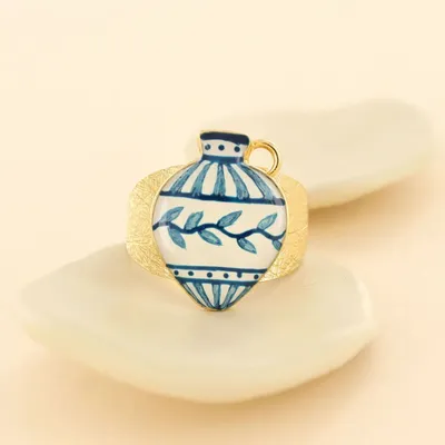 Jewelry - ANTIQUE RING, GOLD AND BLUE COLOUR - TARATATA BIJOUX