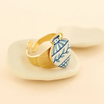 Jewelry - ANTIQUE RING, GOLD AND BLUE COLOUR - TARATATA BIJOUX