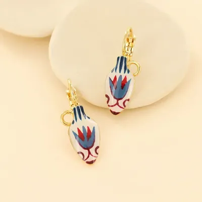 Bijoux - DORMEUSES ANTIQUE COULEUR DORE MULTI - TARATATA BIJOUX