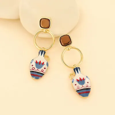 Bijoux - PUCES ANTIQUE COULEUR DORE MULTI - TARATATA BIJOUX