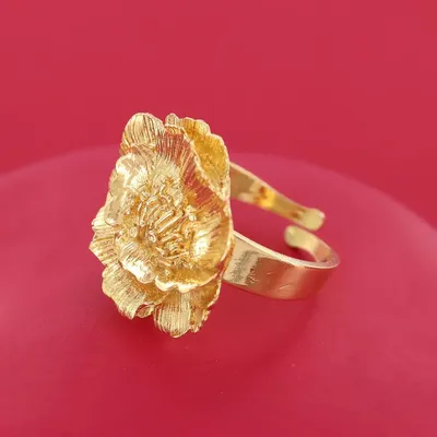 Bijoux - BAGUE MAGNOLIA COULEUR DORE - TARATATA BIJOUX