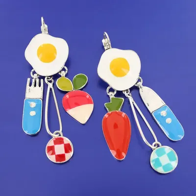 Jewelry - SILVER MULTI-COLOR PLAY DINNERS - TARATATA BIJOUX