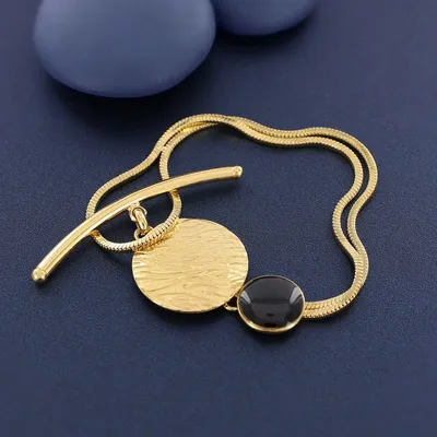 Bijoux - BRACELET INSTINCT COULEUR DORE BLEU - TARATATA BIJOUX