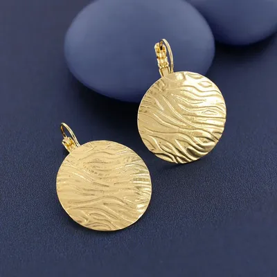 Bijoux - DORMEUSES INSTINCT COULEUR DORE - TARATATA BIJOUX