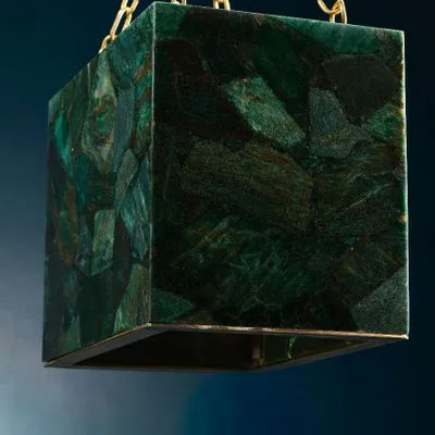 Hanging lights - Aventurine Halo Lamp - SAWAI HOMES