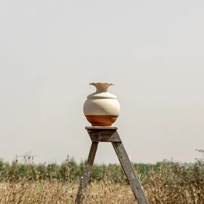 Vases - Sam Baron Round Vase - MARIA PORTUGAL TERRACOTA