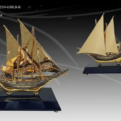 Objets de décoration - 6821NG-BLB-B - GOLD LINE ITALIA