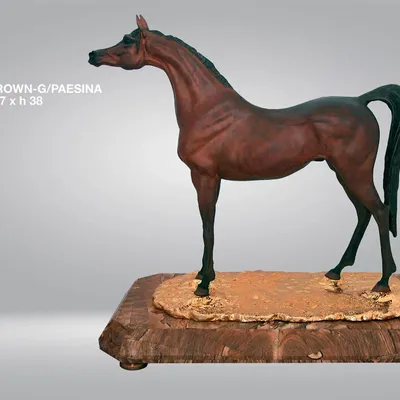 Decorative objects - 2598BROWN-G-PAESINA - GOLD LINE ITALIA