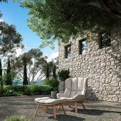 Lawn chairs - Barrel Collection - BOREK OUTDOOR FURNITURE