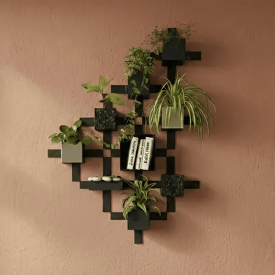 Green walls - PIXEL, Natural Slate Wall Planter, 35/35/12.5 cm - ARDOISE DESIGN