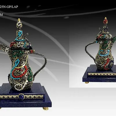 Objets de décoration - LAMPE 6825N-GP - GOLD LINE ITALIA