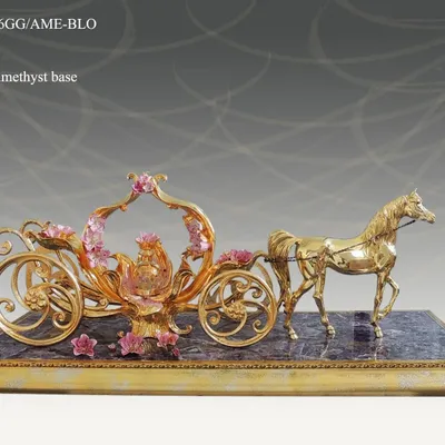 Objets de décoration - 40066GG-AME-BLO - GOLD LINE ITALIA