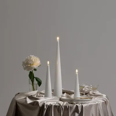 Design objects - LED Cone Candles (New Size) - UYUNI LIGHTING